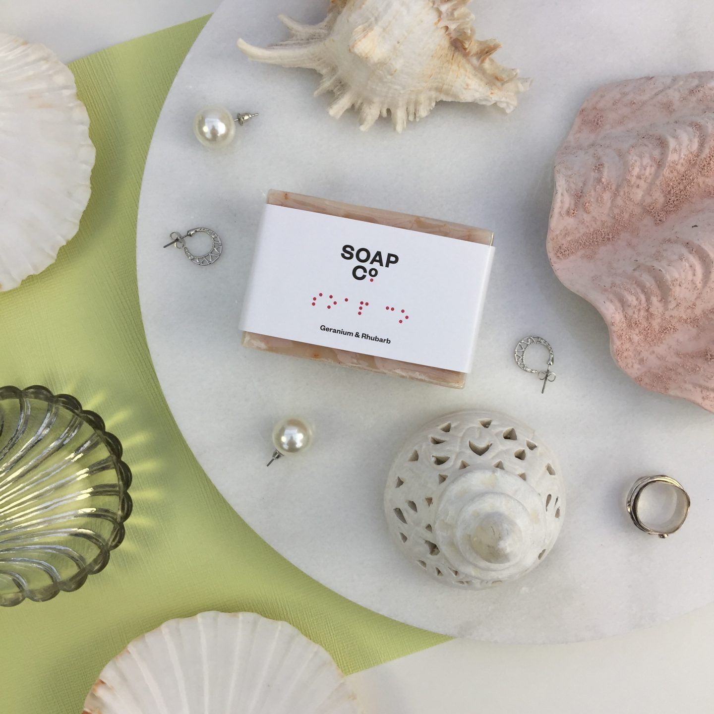 The Soap Co Geranium & Rhubarb Soap