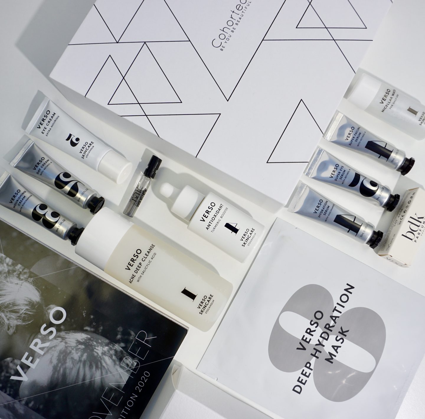 Cohorted November #CohortedxVerso Skincare Edit Box
