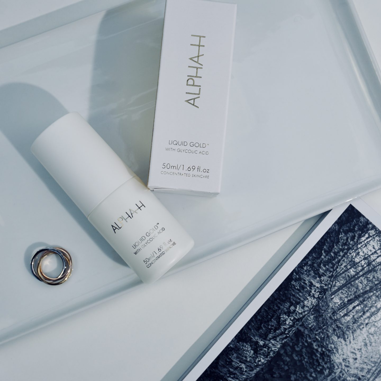 Alphah Skincare Liquid Gold with glycolic acid