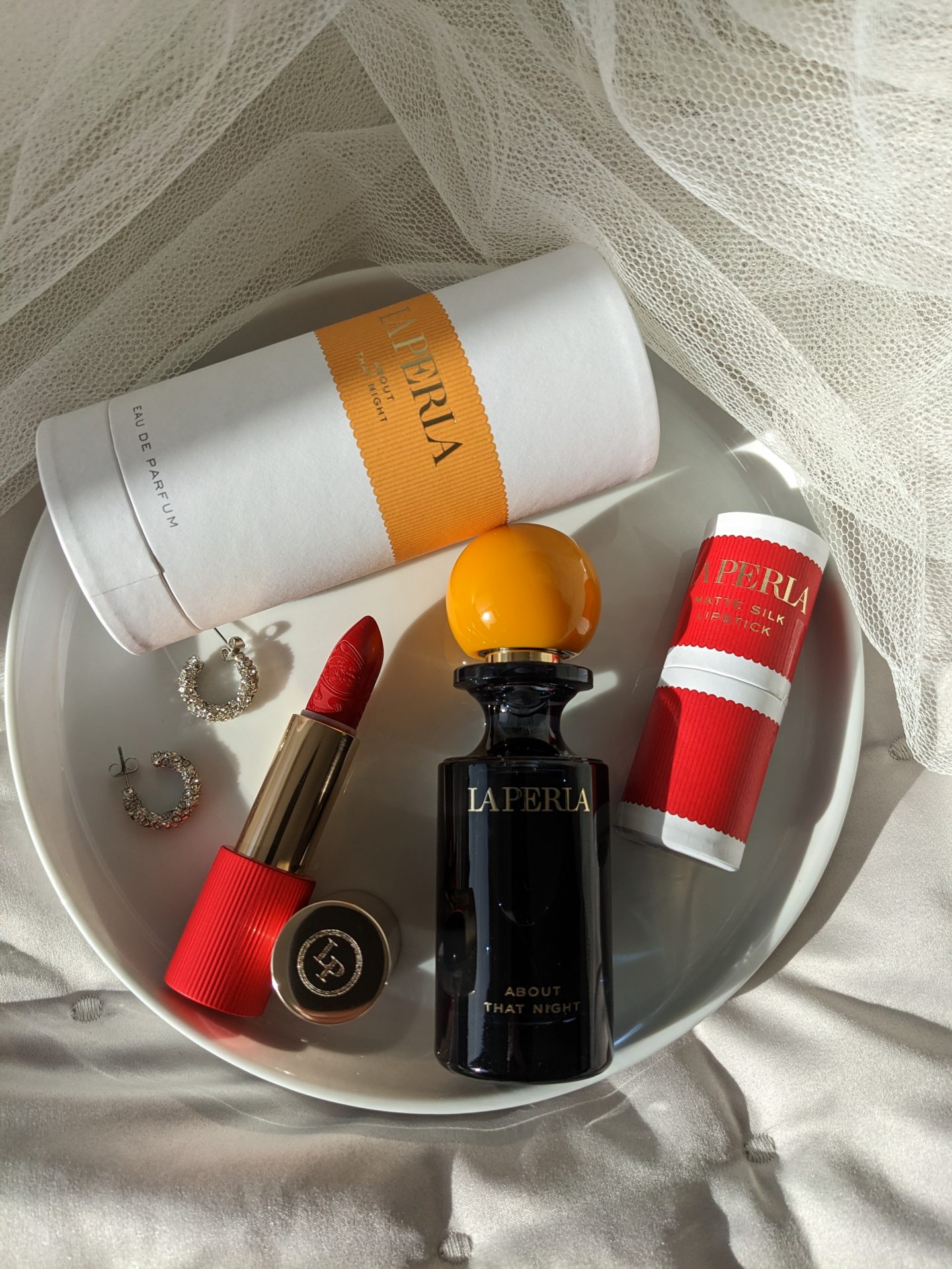 La Perla About That Night Fragrance & Venetian Red Lipstick Review