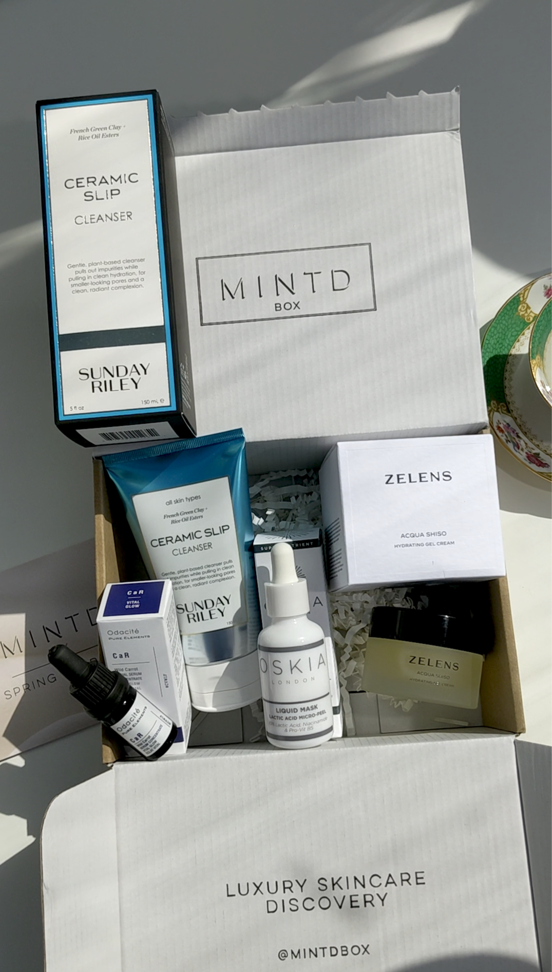 Luxury Skincare Subscription Box From Mintd