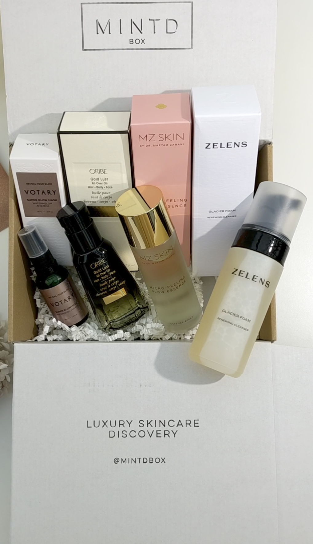 Luxury Skincare From Mintd Box